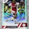 2022-23 Steven Bergwijn #176 Topps Chrome UEFA Champions League Aqua Wave Refractor /199-front