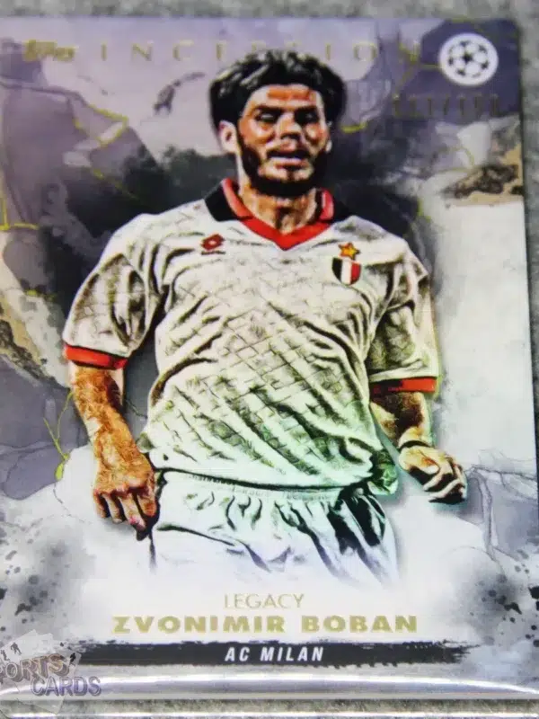 2022-23 Zvonimir Boban Topps Inception UEFA Champions League Rainbow Refractor /150-front