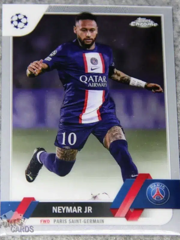 2022-23 Neymar Jr #10 Topps Chrome UEFA Champions League-front