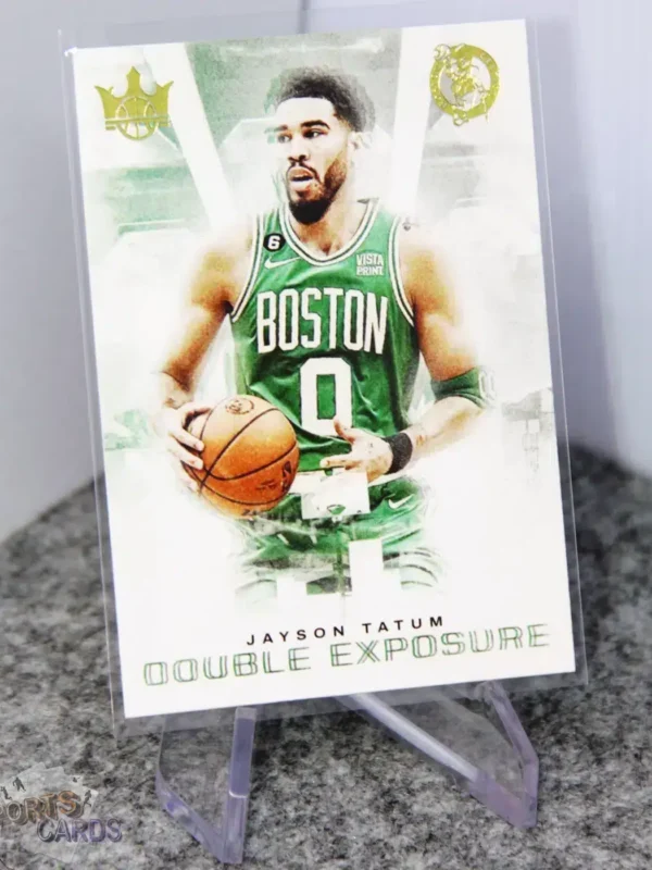 2022-23 Jayson Tatum #9 Panini Court Kings Double Exposure - Afbeelding 3