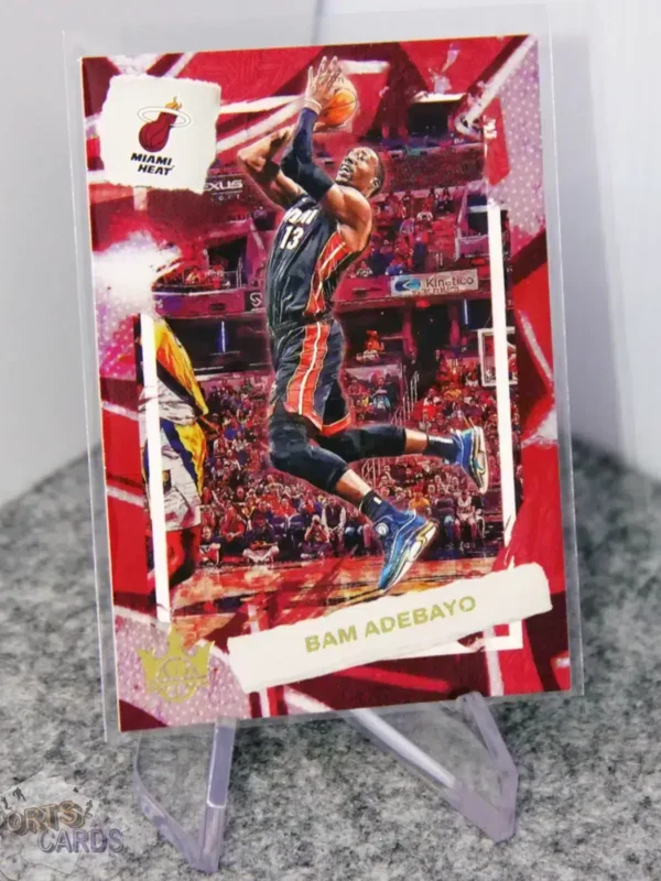 2022-23 Bam Adebayo #63 Panini Court Kings-stand