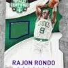 2014-15 Rajon Rondo #62 Panini Totally Certified Jerseys Purple Parallel Die-Cut /99