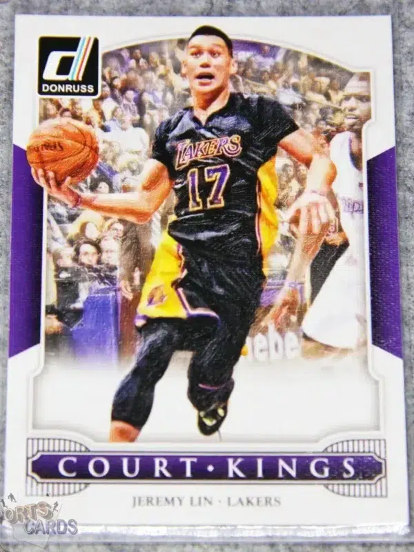 2014-15 Jeremy Lin #34 Panini Donruss Court Kings
