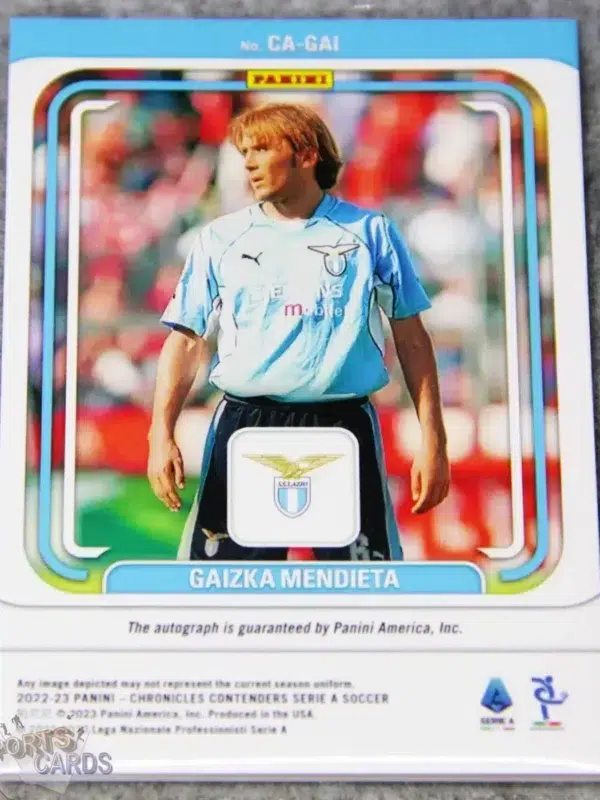 2022-23 Gaizka Mendieta #CA-GAI Panini Chronicles  Contenders Autographs /190-back