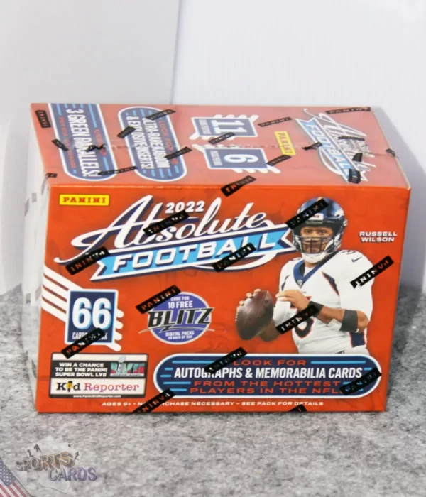 2022 Panini Absolute Football NFL Blaster Box - Sealed