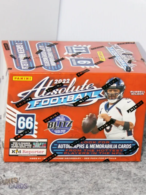 2022 Panini Absolute Football NFL Blaster Box - Sealed
