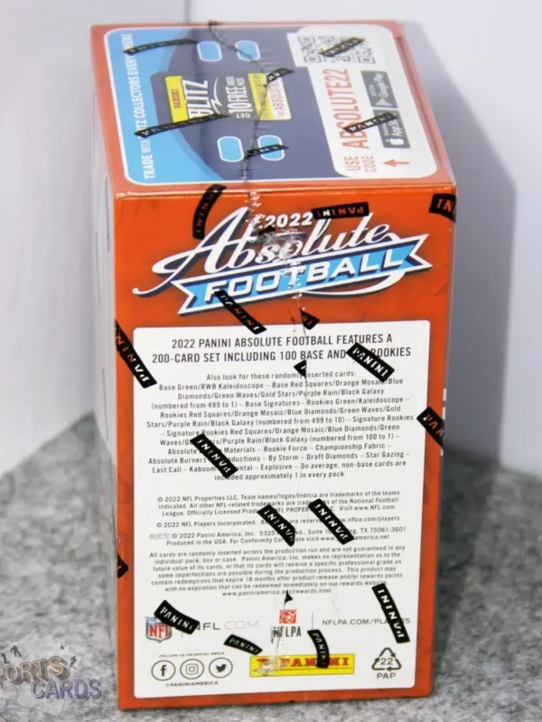 2022 Panini Absolute Football NFL Blaster Box - Sealed-stand