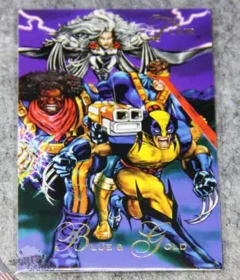 1994 Blue & Gold #84 Fleer Marvel Flair '94 Two Teams of X-Men