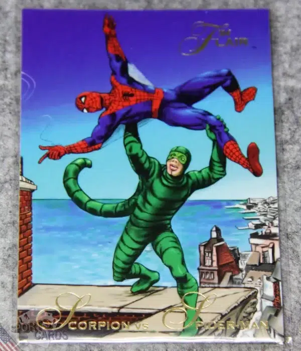 1994 Scorpion vs Spider-Man #15 Fleer Marvel Flair '94
