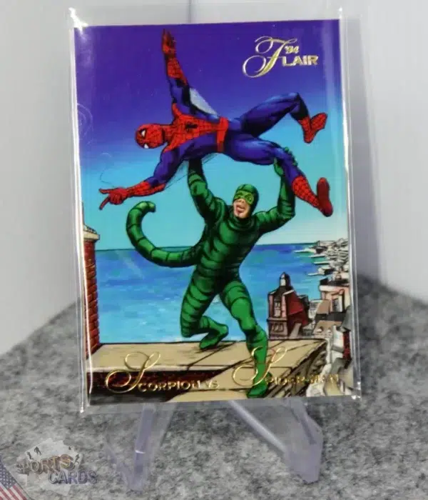 1994 Scorpion vs Spider-Man #15 Fleer Marvel Flair '94-stand