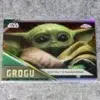 2023 Journey of Grogu #JG-2 Topps Chrome Star Wars Meeting the Mandalorian-front