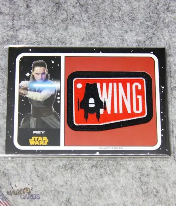 2017 Rey #MP-RE Topps Star Wars Journey To The Last Jedi Galactic Emblem X-Wing Patch