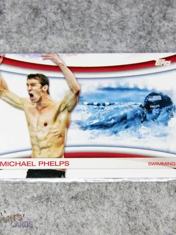2012 Michael Phelps #OLY-18 Topps US Olympic Team - Games of the XXX Olympiad-front