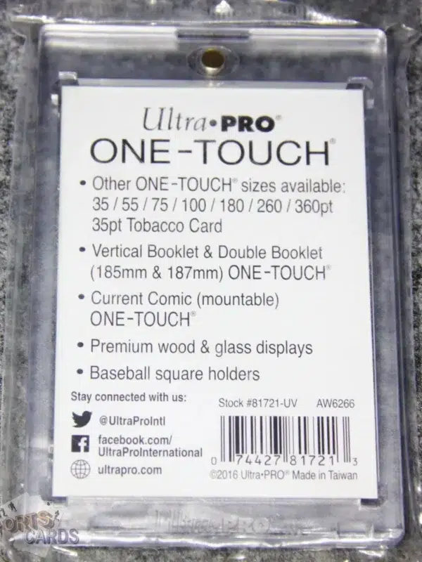 Ultra PRO One-Touch Magnetic Holder 130pt-back