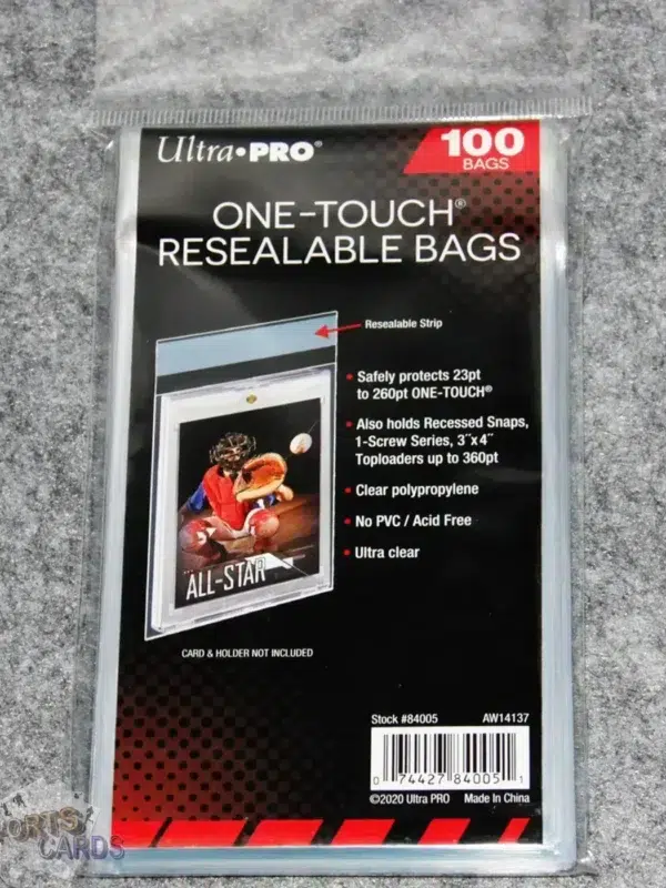 Ultra PRO One-Touch Resealable Bags-front