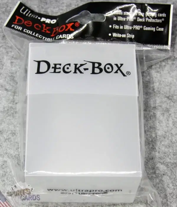 Ultra PRO Deck-Box Solid Clear-back