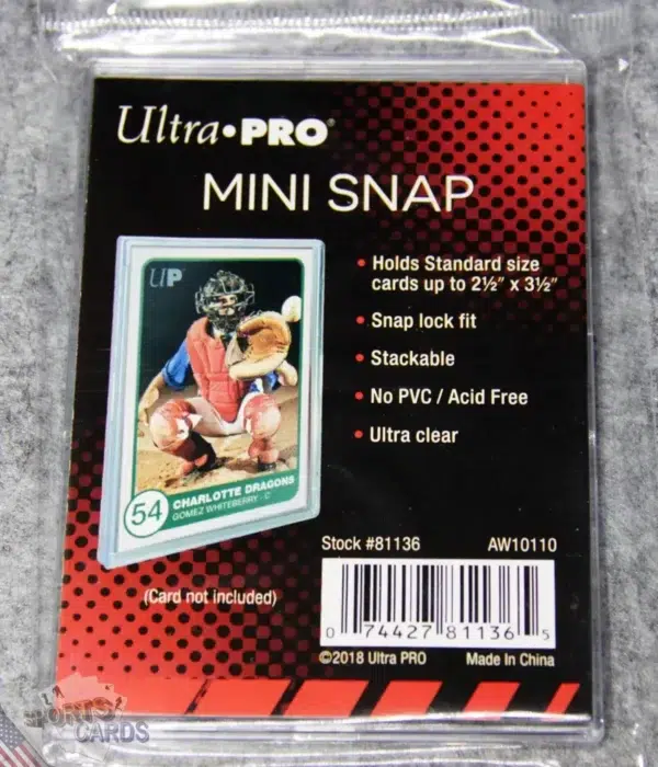 Ultra PRO Mini Snap Card Holder-front
