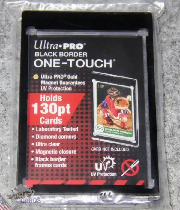 Ultra PRO One-Touch Magnetic Holder 130pt Black Border-front