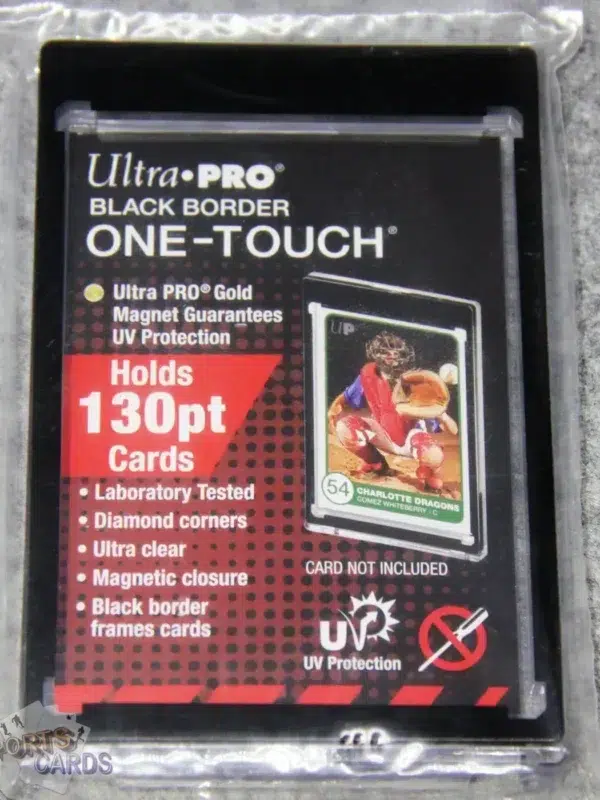Ultra PRO One-Touch Magnetic Holder 130pt Black Border-front