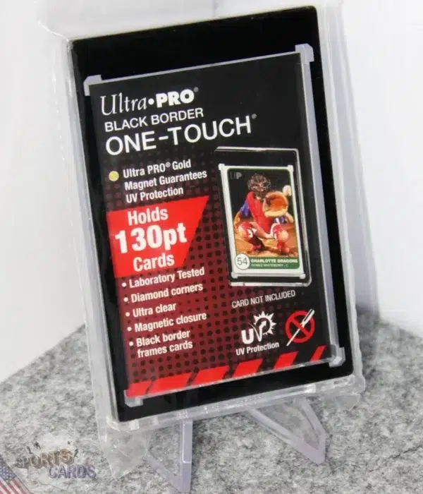 Ultra PRO One-Touch Magnetic Holder 130pt Black Border-stand