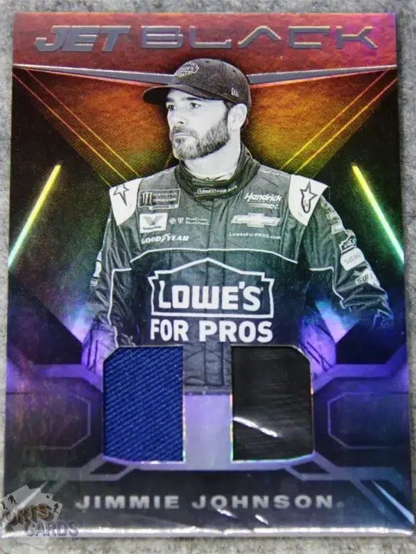2022 Jimmie Johnson #JBM-JJ Panini Nascar Chronicles Jet Black Relics-front