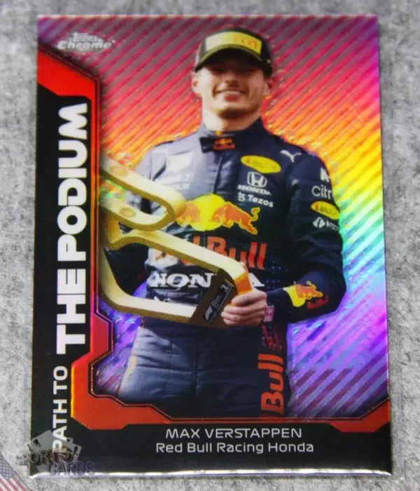 2021 Max Verstappen #PTP-MV Topps Chrome Path to the Podium-front