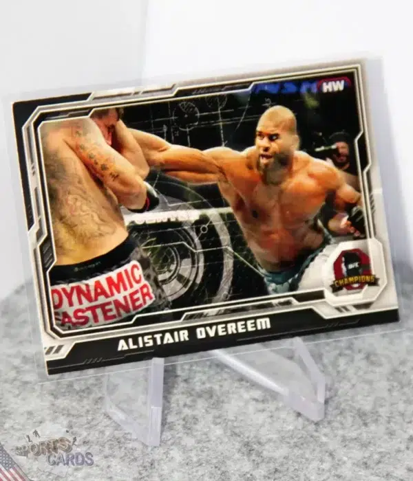 2014 Alistair Overeem #151 Topps UFC Champions Black Refractor /188-stand