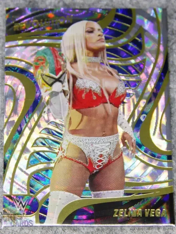 2023 Zelina Vega #84 Panini Revolution WWE Smack Down Fractal