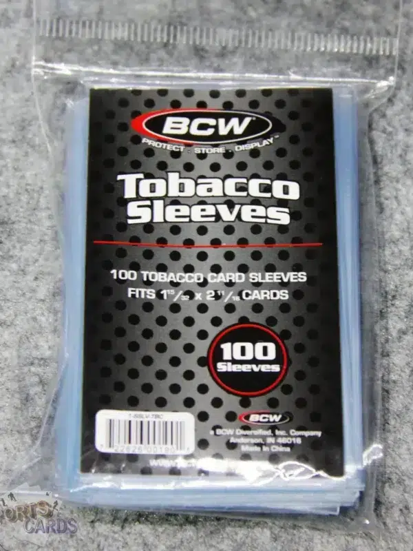 BCW Tobacco Card Sleeves-front