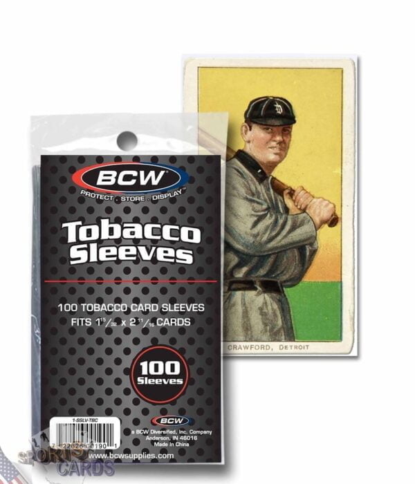 BCW Tobacco Card Sleeves-back