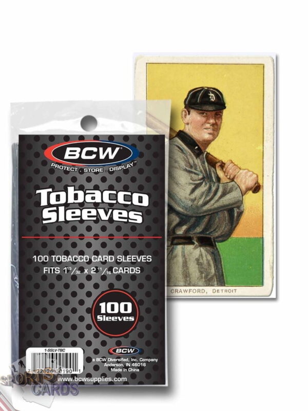 BCW Tobacco Card Sleeves-back