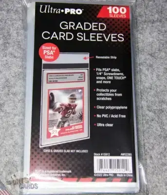 Ultra PRO Graded PSA Card Resealable Sleeves-front