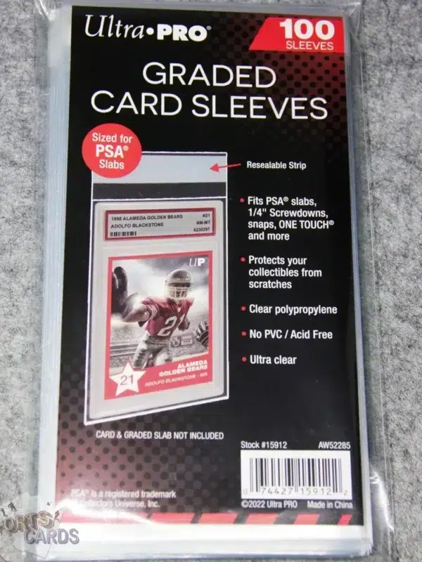 Ultra PRO Graded PSA Card Resealable Sleeves-front