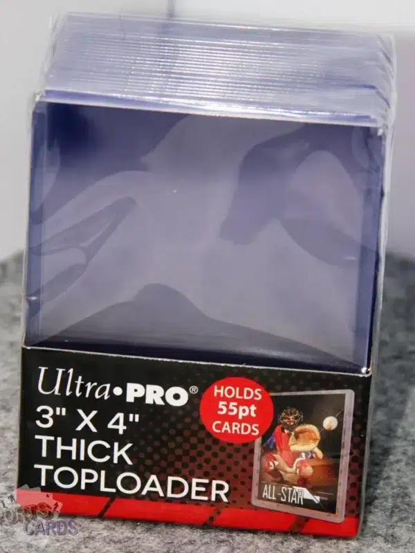 Ultra PRO Clear Think Toploaders 3" x 4" 55pt-front