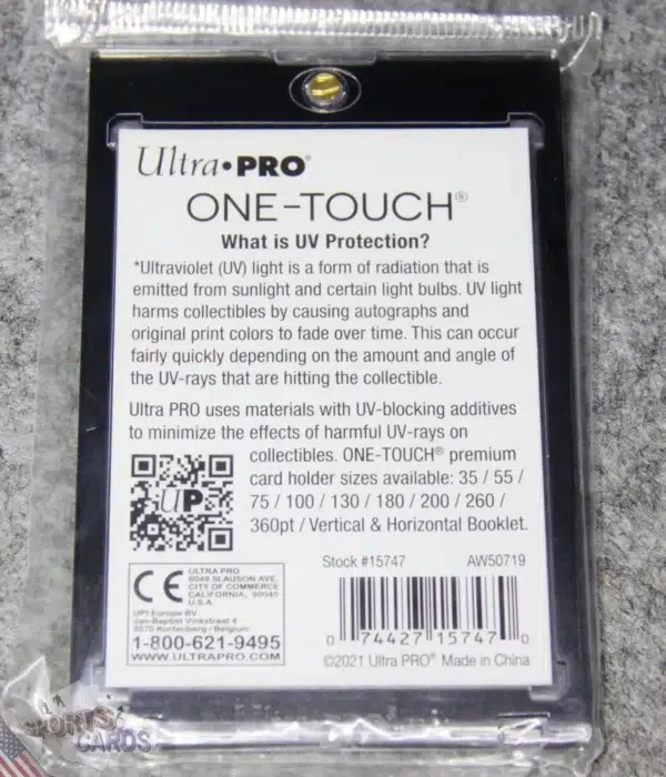 Ultra PRO One-Touch Magnetic Holder 23pt Black Border-back