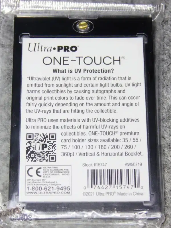 Ultra PRO One-Touch Magnetic Holder 23pt Black Border-back