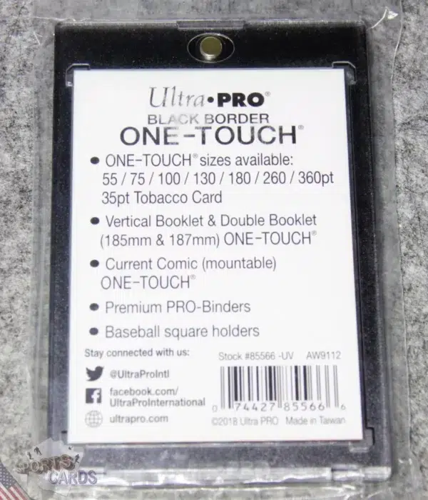 Ultra PRO One-Touch Magnetic Holder 35pt Black Border-back