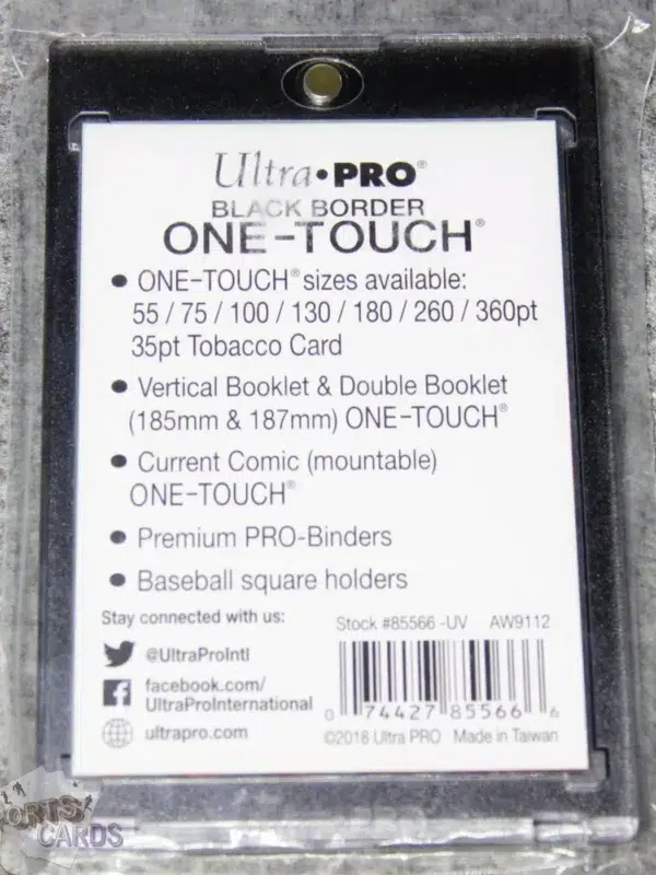 Ultra PRO One-Touch Magnetic Holder 35pt Black Border-back