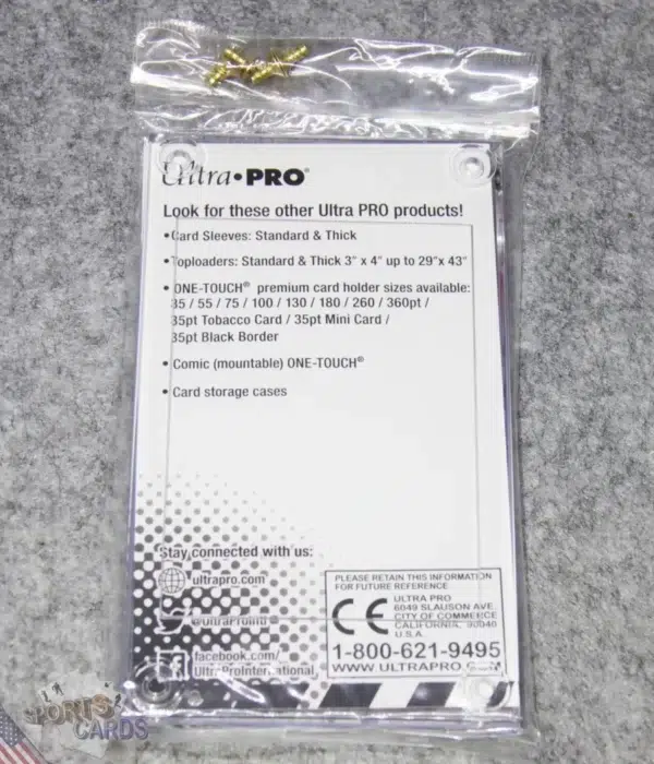 Ultra PRO 1/4" 4-Screw Screwdown Recessed Holder-back