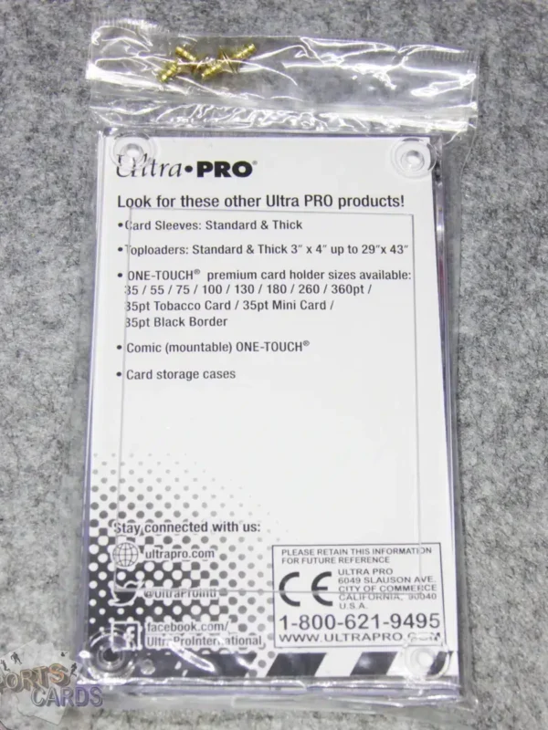 Ultra PRO 1/4" 4-Screw Screwdown Recessed Holder-back