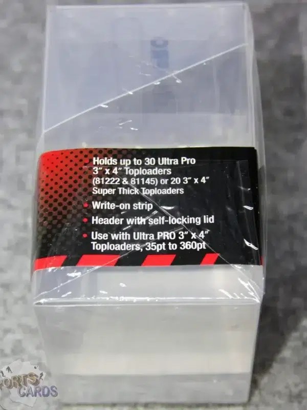 Ultra PRO Toploader Storage Box-back