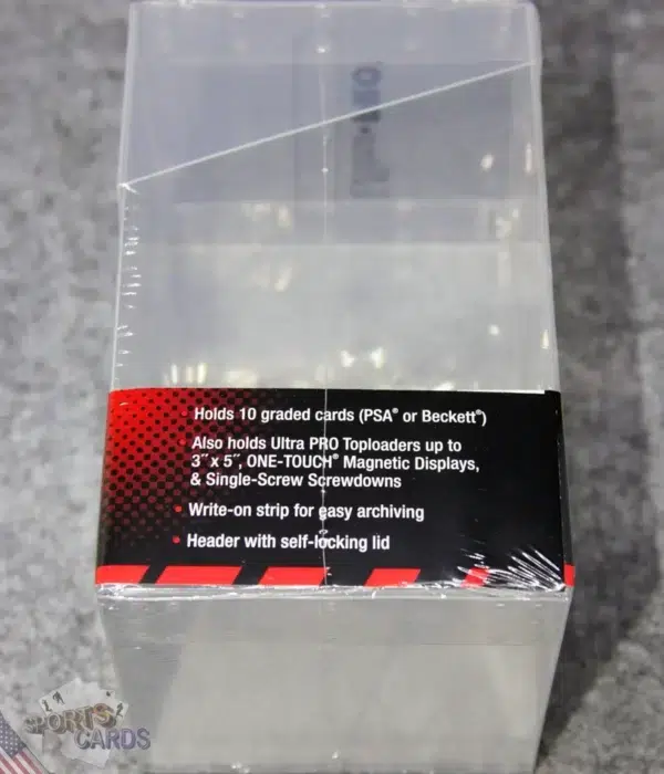 Ultra PRO Graded Cards Storage Box-back