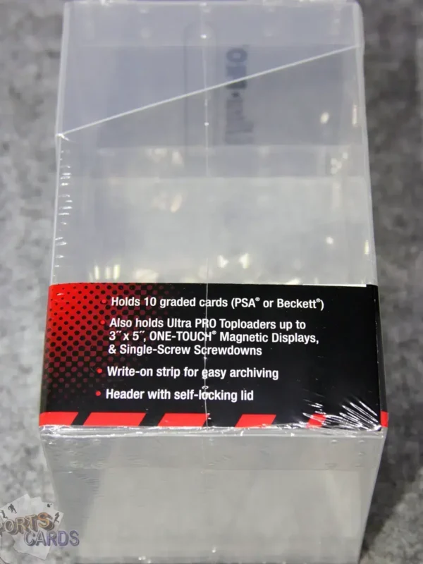 Ultra PRO Graded Cards Storage Box-back