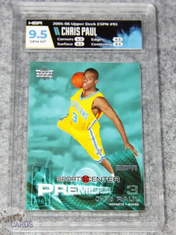2005-06 Chris Paul #93 Upper Deck ESPN SportsCenter Premieres RC HGA 9.5 POP 2