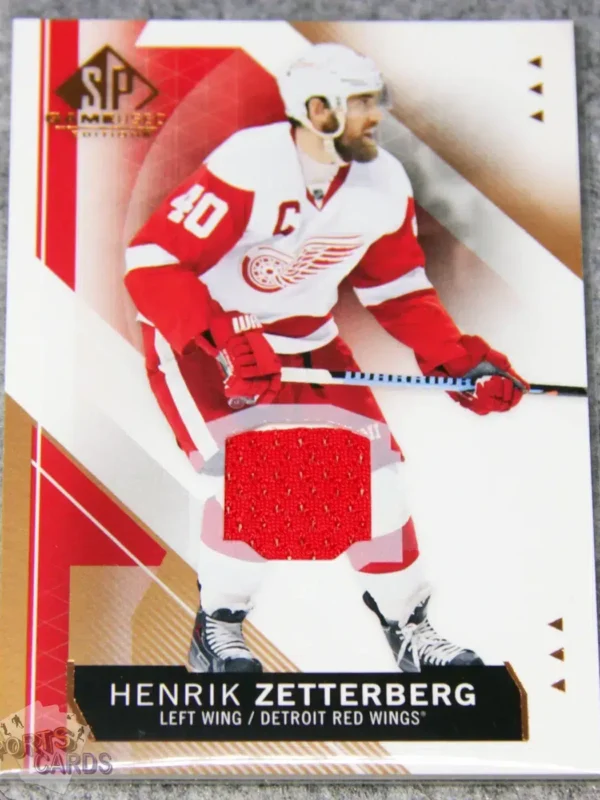 2015-16 Henrik Zetterberg #36 Upper Deck SP Game Used Edition Patch