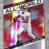 2022 Bryce Young #AW-12 Upper Deck Goodwin Champions All-World Red Parallel /299