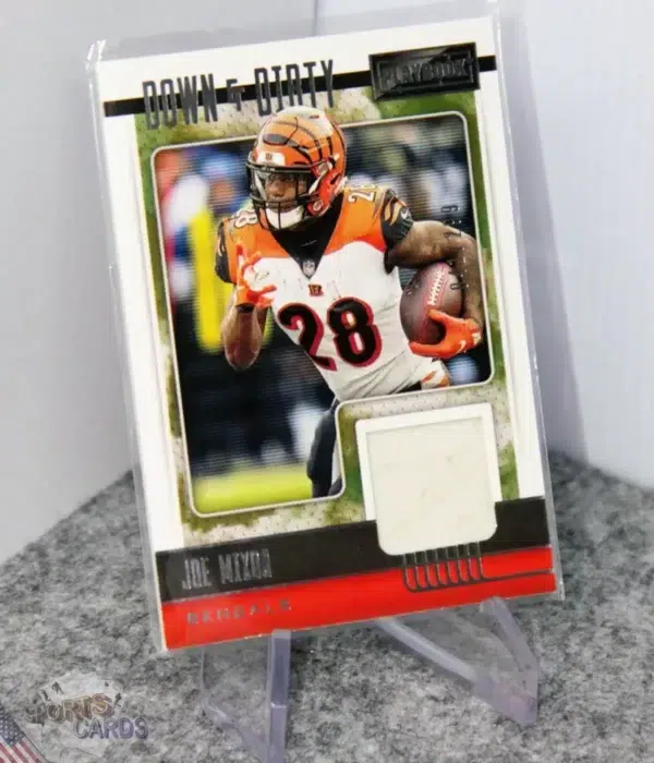 2021 Joe Mixon #DND-JMI Panini Playbook Down and Dirty Patch /299-stand
