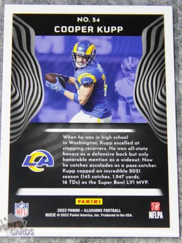 2022 Cooper Kupp #54 Panini Illusions Bronze Parallel /499-back