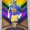 2019 Aaron Donald #48 Panini Gold Standard Rose Gold Parallel /25