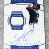 2022 Ozzie Albies #TMS-OA Panini National Treasures Autograph Treasured Material /49-front